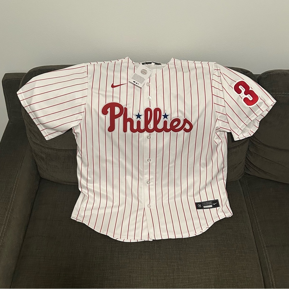 Nike Authentic Philadelphia Phillies Bryce Harper Baseball Jersey Men’s Sz: XL